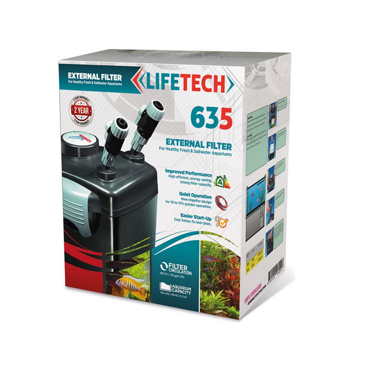 Lifetech%20635%20Akvaryum%20Dış%20Filtre%20600%20Lt/h