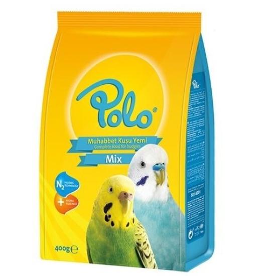 Polo Muhabbet Kuşu Yemi Sade/Meyveli 400 Gr